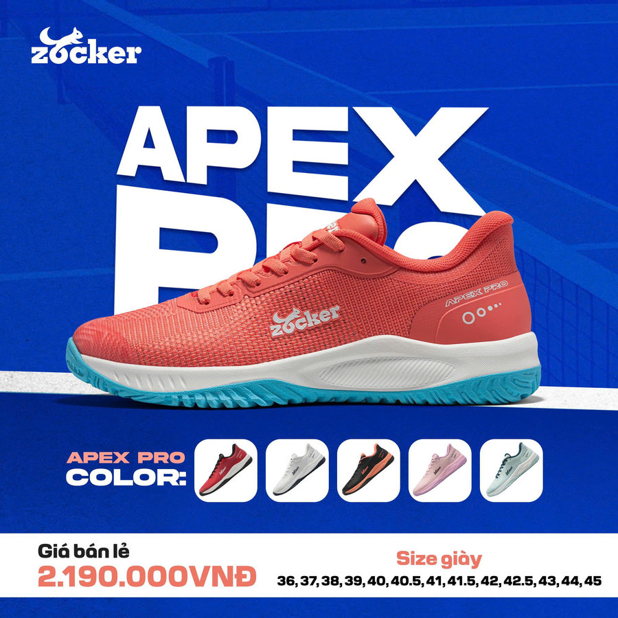 Giay_Pickleball_Zocker_Apex_Pro_ZPS-AP0126_Cam_Xanh_Cam_Xanh