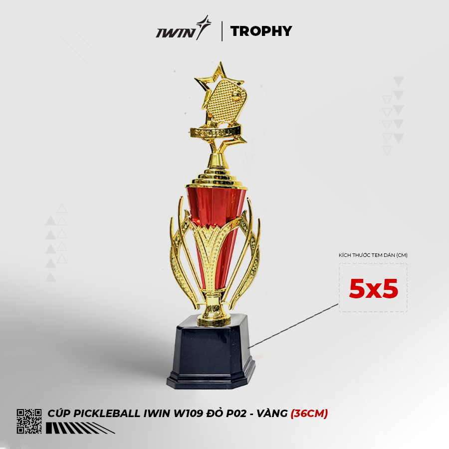 Cúp iWin W109 P02 Đỏ