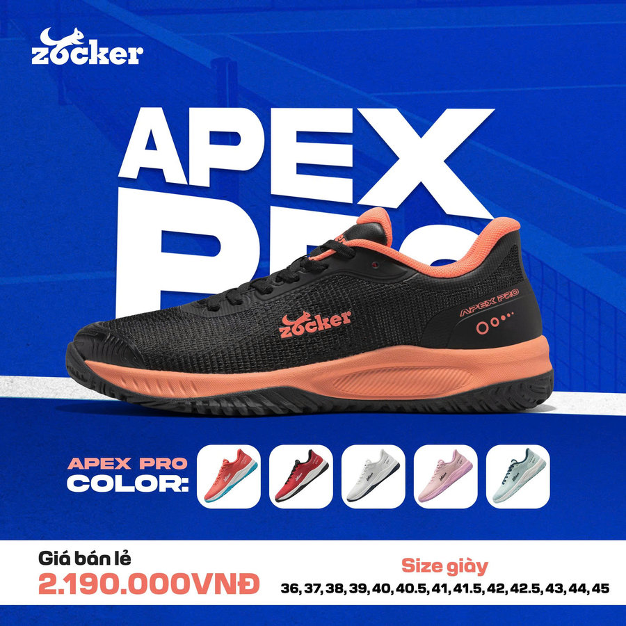Giày Pickleball Zocker Apex Pro ZPS-AP0126