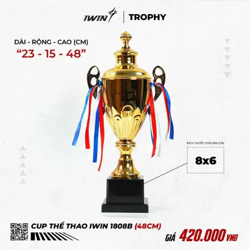 SP001683 - Cúp iWin G1808 (B) - 48cm 