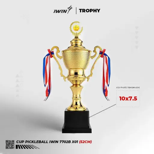 SP001800 - Cúp Pickleball iWin 7702 X01 - B 