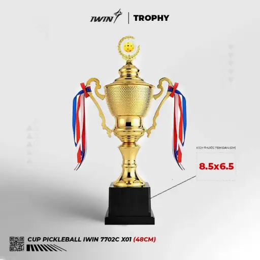 [SP001801] Cúp Pickleball iWin 7702 X01 - C