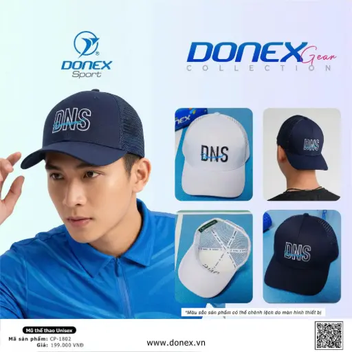 [SP002193] Mũ Thể Thao Unisex CP - 1802